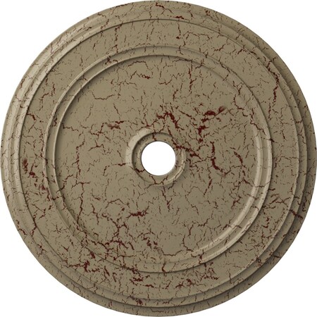 Classic Ceiling Medallion (Canopies up to 5 1/2"), 41 1/8"OD x 4"ID x 2 1/8"P, Gobi Desert Crackle